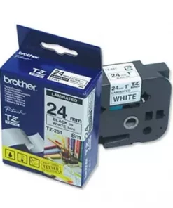 Brother TZe tape 24mmx8m black/white