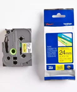 Brother TZe tape 24mmx8m black/yellow