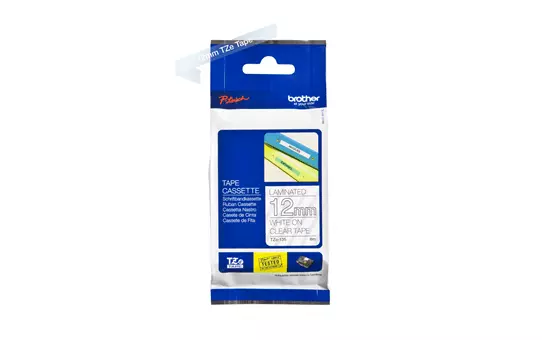 Brother TZe tape 12mmx8m white/clear