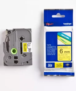 Brother TZe tape 6mmx8m black/yellow