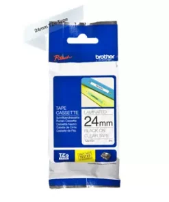 Brother TZe tape 24mmx8m black/clear