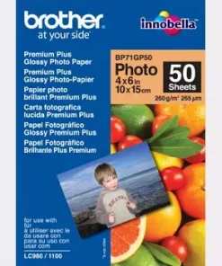 Brother Glossy Ink-jet Fotopapir 10x15, 260g (50)