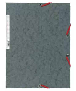 Strikkmappe EXACOMPTA A4 3 kl 400g grå