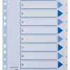 Esselte Register PP A4 1-10 hvit