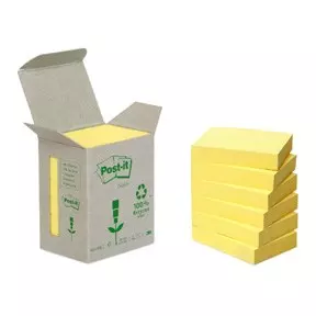 Post-it Klistrelapper 38x51 recycled gul (6)