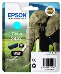 24XL Cyan Ink Cartridge T2432 Epson