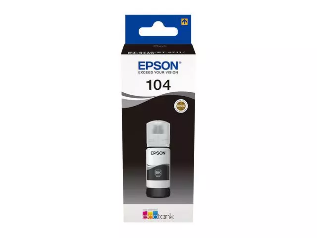 T104 Black EcoTank ink