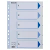 Esselte Register PP A4 1-5 hvit