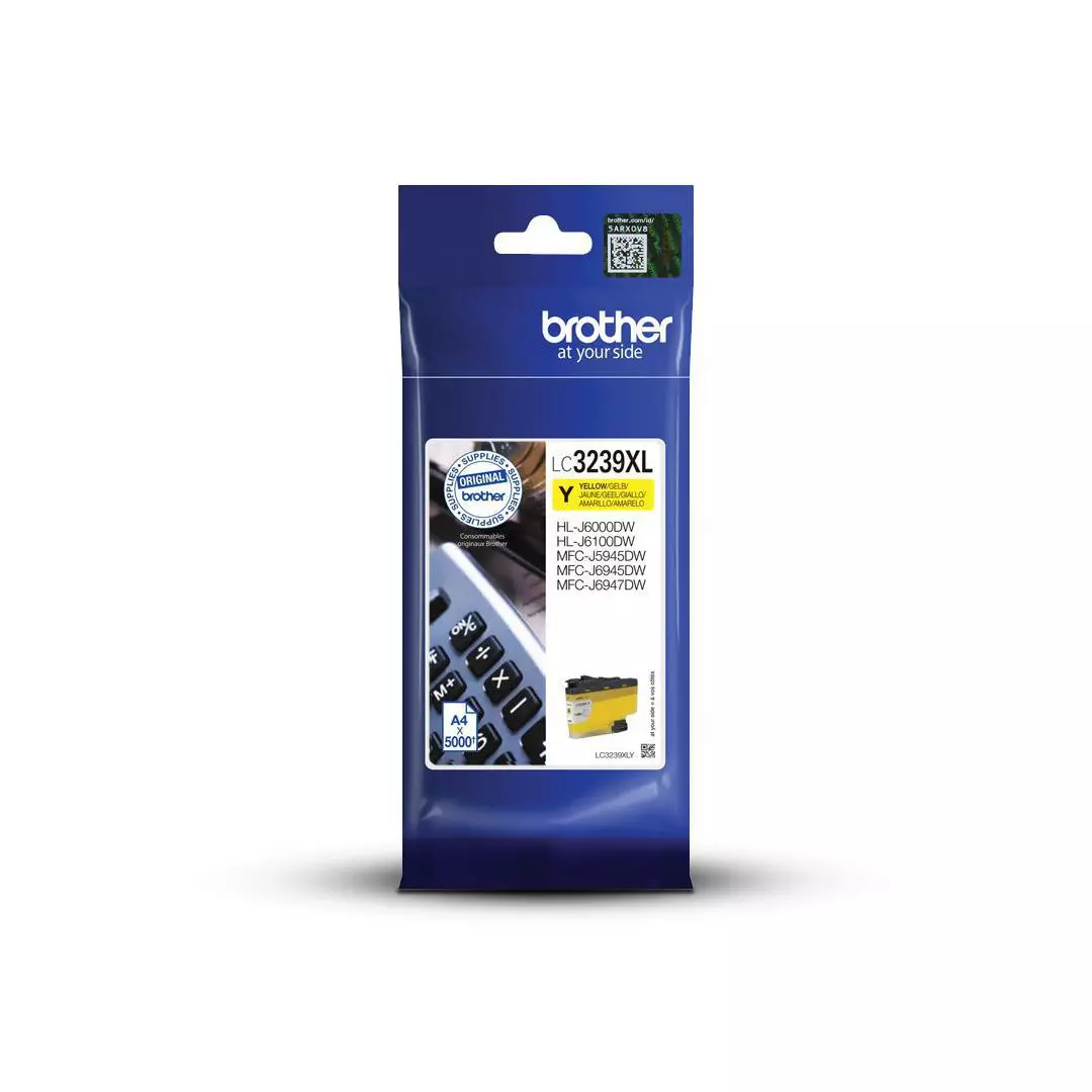 Blekk BROTHER LC3239XLY gul