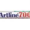 Artline 700 Merkepenn Permanent rund 0.7mm spiss blå
