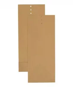 Prøvepose 140x345x50mm brun 120g