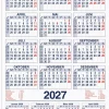 Plakatkalender GRIEG 2027 59x80 cm