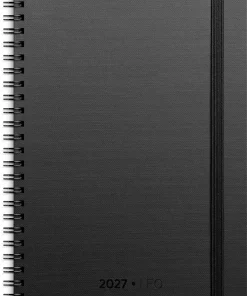 Kalender GRIEG Leo A5 spiral 2027 sort