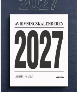 Avrivningskalender GRIEG 27 stor m/plate