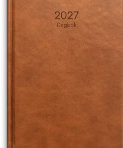 Dagbok GRIEG Lux A5 2027 brun