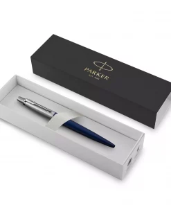 Kulepenn PARKER Jotter r.steel blå