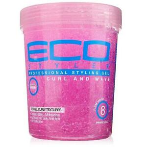 EcoStyler : Pink Gel (Curl & Wave) 32oz (6Pk)