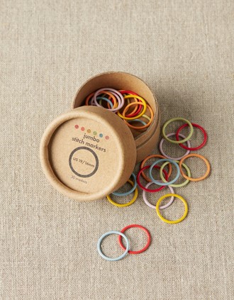 CocoKnits Colored Ring Stitch Markers, Jumbo