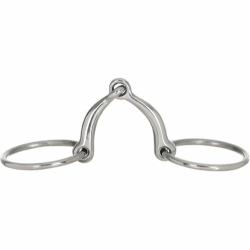 Anur Curved Single Jointed Snaffle Bitt