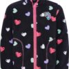 Equipage KIDS Hannah Heart Fleecejakke Navy