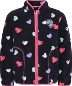 Equipage KIDS Hannah Heart Fleecejakke Navy