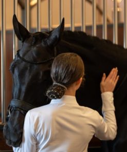 Equipage Hårnett m/Sløyfe og Krystaller