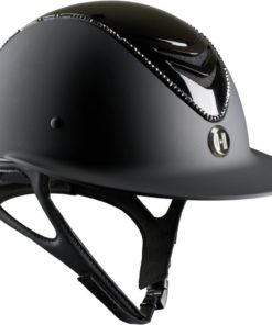 OneK Avance Lux Matt Glossy Topp Swarovski Pipe Ridehjelm