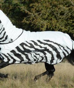 Bucas Buzz-Off Rain & Neck Avtagbar Zebra