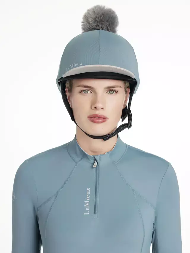 LeMieux Pom Pom Hat Ice Blue