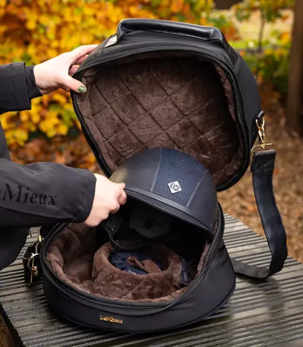 LeMieux Luxe Hjelmbag Sort