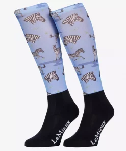 LeMieux Footsies Ridestrømper Zebra