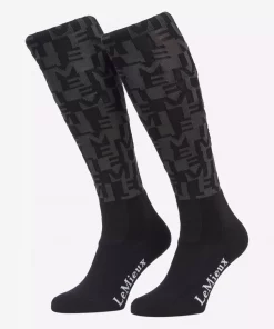 LeMieux Footsies Ridestrømper Logo AOP