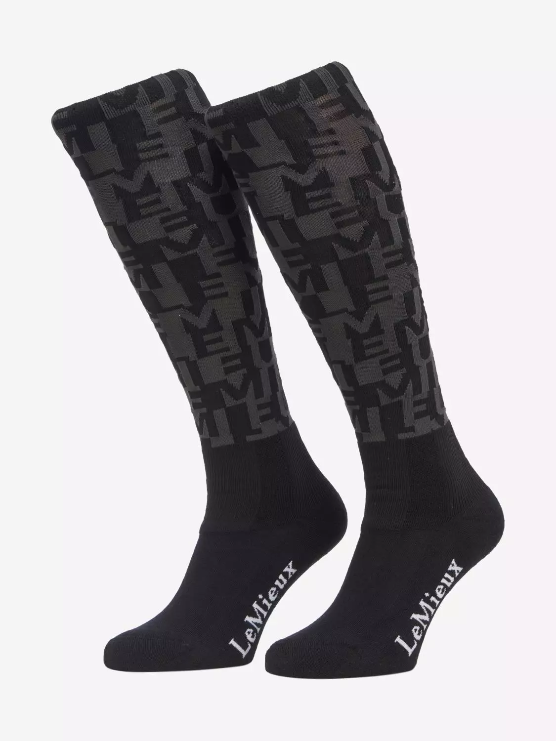 LeMieux Footsies Ridestrømper Logo AOP