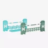 LeMieux Toy Pony Jump Set Azure/Sage/White