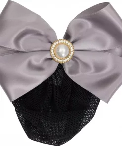 Equipage Agnes hårnett m/Sløyfe Opal Grey