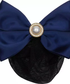 Equipage Agnes hårnett m/Sløyfe Navy