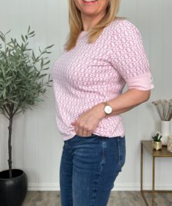 Jaquard Short Sleeve