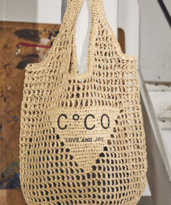 CocoCC Straw Tote Bag