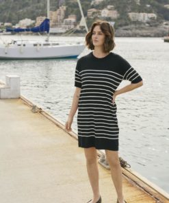 Lizza Narrow Stripe Dress