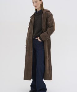 Tara Suede Trenchcoat