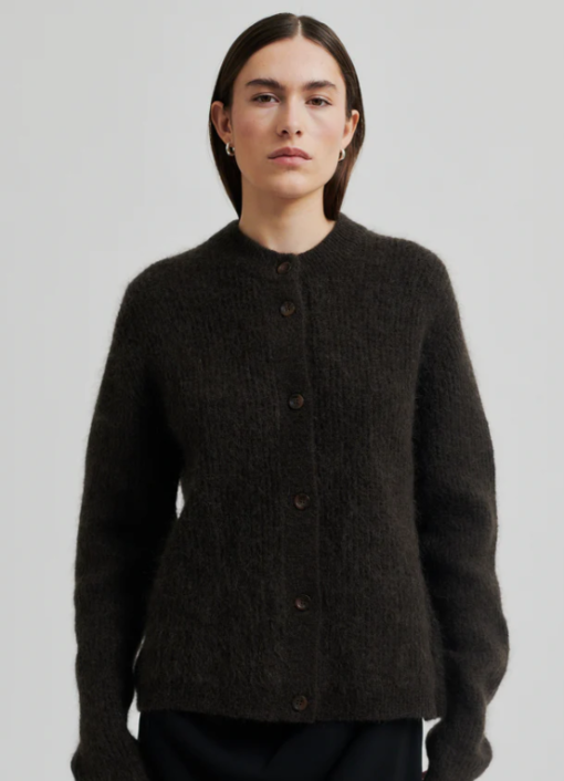 Brook Knit Rib Cardigan