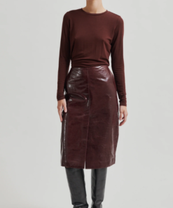 Queens Leather Skirt