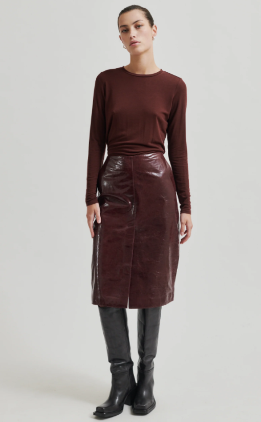 Queens Leather Skirt