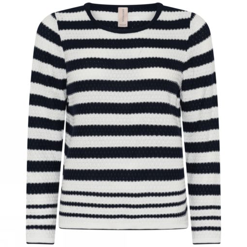 Striped O-neck 3837