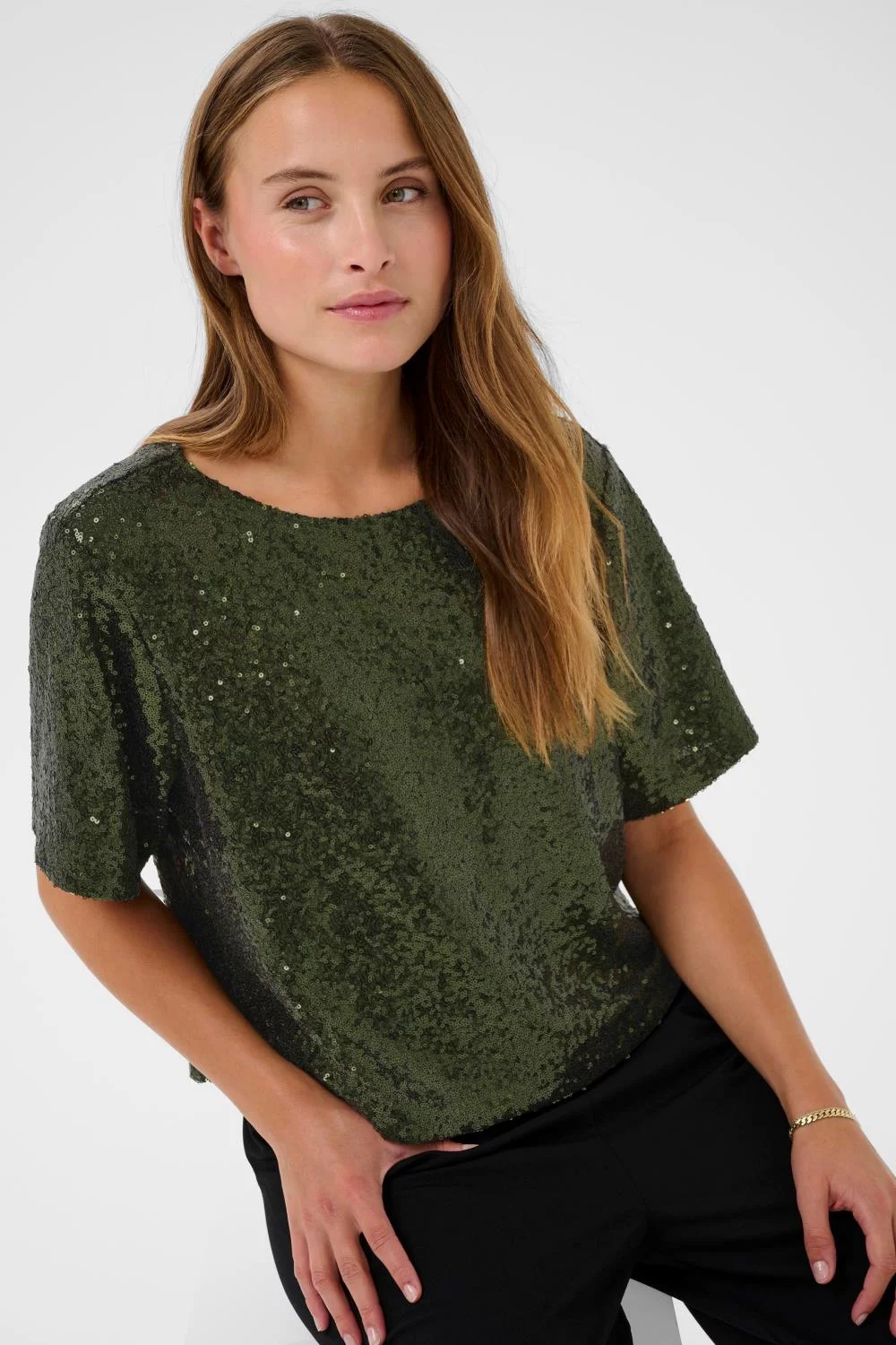 KAmiranda Sequin Blouse