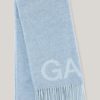 Fringed Wool Scarf - Ganni