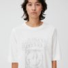 Smiley O-neck Mid Sleeve T-shirt - Ganni