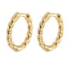 Emilia Small twisted hoops - Emilia By BonDep