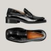 Squared Toe Wide Welt Loafer - Ganni