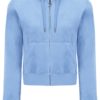 Robertson classic velour zip trough hoodie powder blue – Juicy Couture
